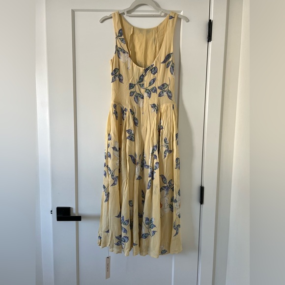 reformation Amelis Floral Midi Dress - Picture 8 of 9